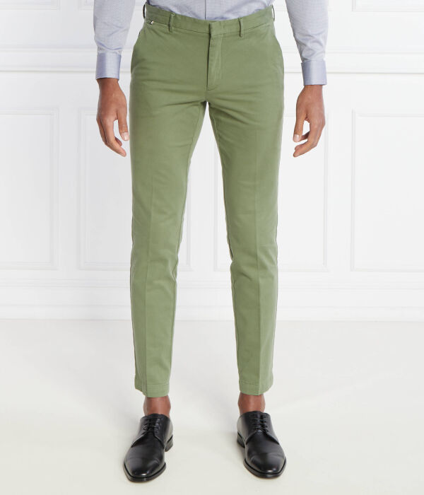 

Брюки чинос kaito1 Slim fit Boss, зеленый