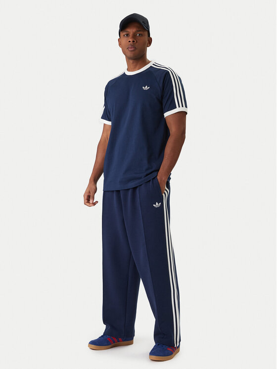 Спортивные брюки baggy fit adicolor Spacer Track KD4087 Adidas, синий — фото 2