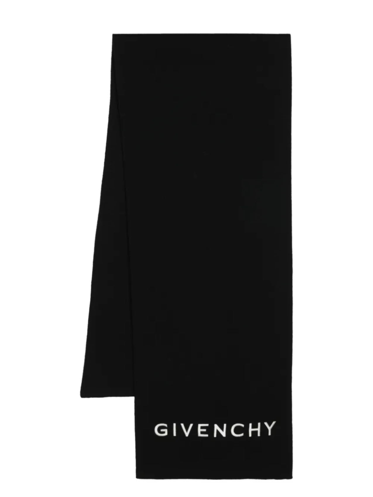 

Шерстяной шарф с вышивкой 4G Givenchy, черный