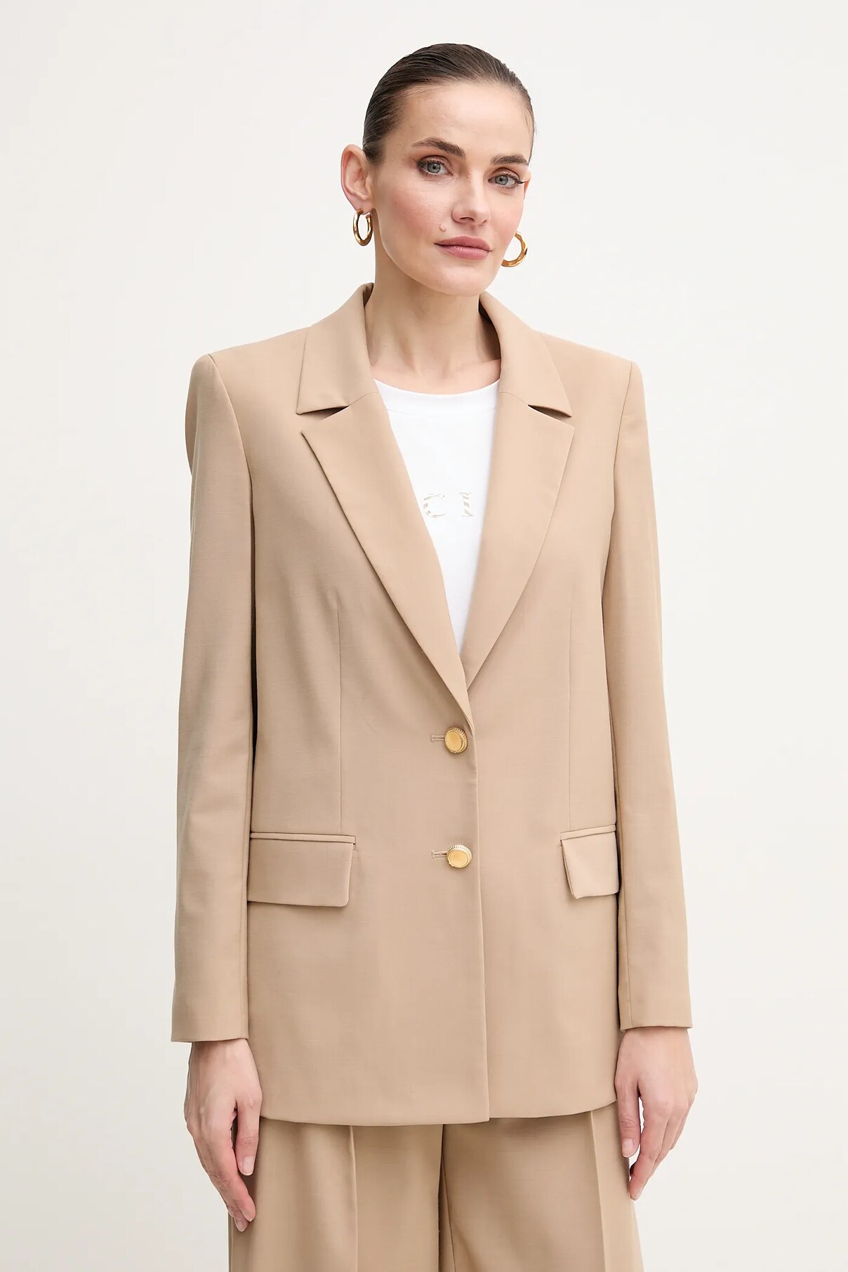 

Куртка из смеси шерсти IRINA Marciano Guess, бежевый