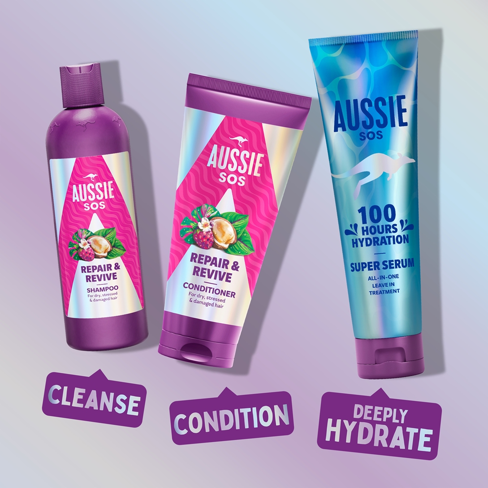 Sos Super Serum несмываемая сыворотка для волос Aussie, 160 мл — фото 4