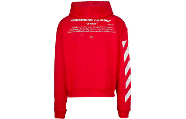 Толстовка OFF-WHITE c/o Virgil Abloh Men's Red Sweater Red, красный — фото 2