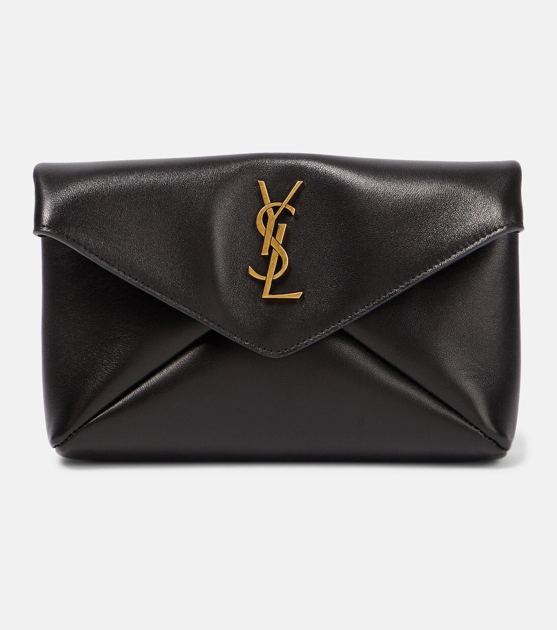

Cassandre маленькая кожаная сумочка Saint Laurent, черный