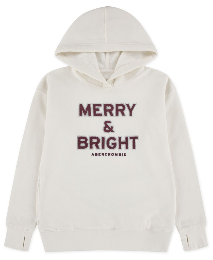 

Детская толстовка с капюшоном "Веселый и яркий" abercrombie kids, Anf Light Gray Heather