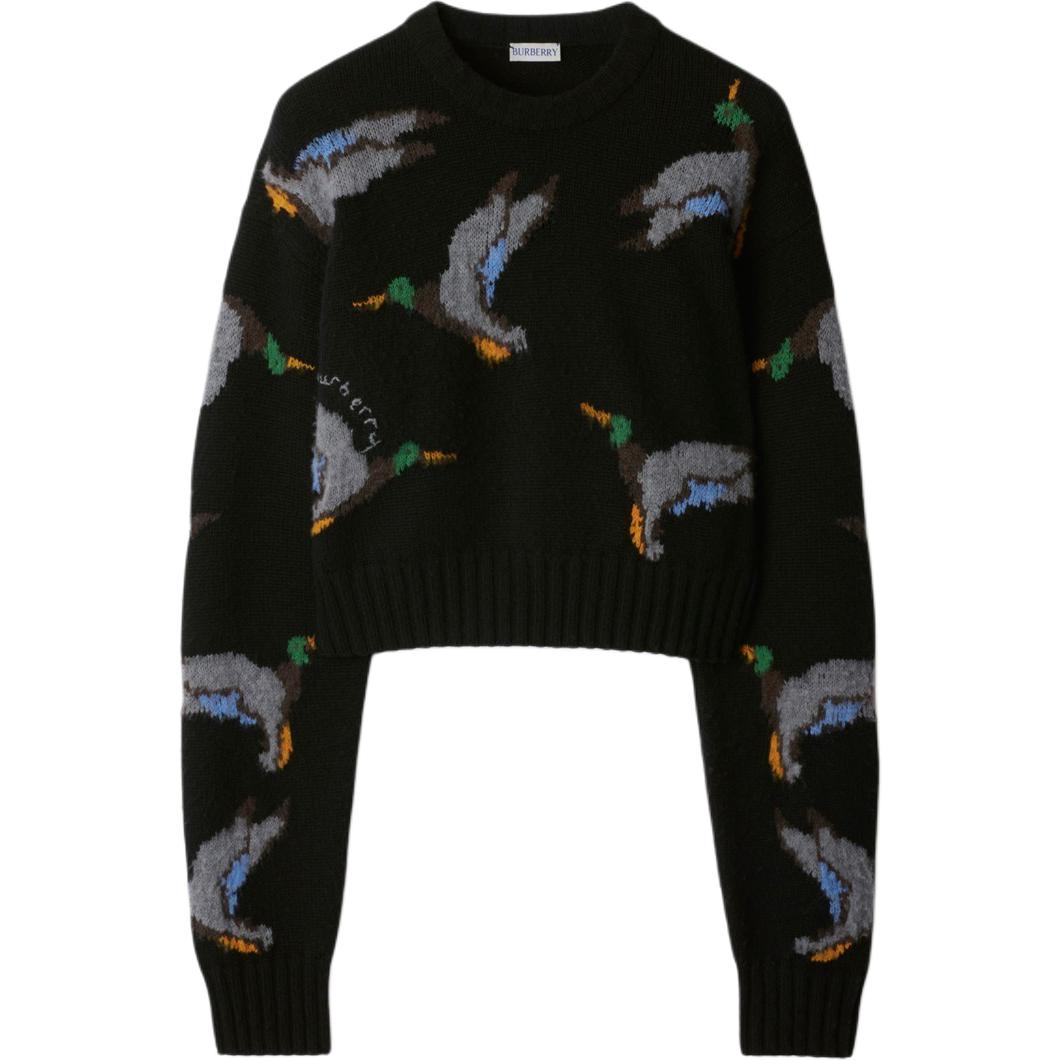 

Свитер Duck jacquard Burberry, черный