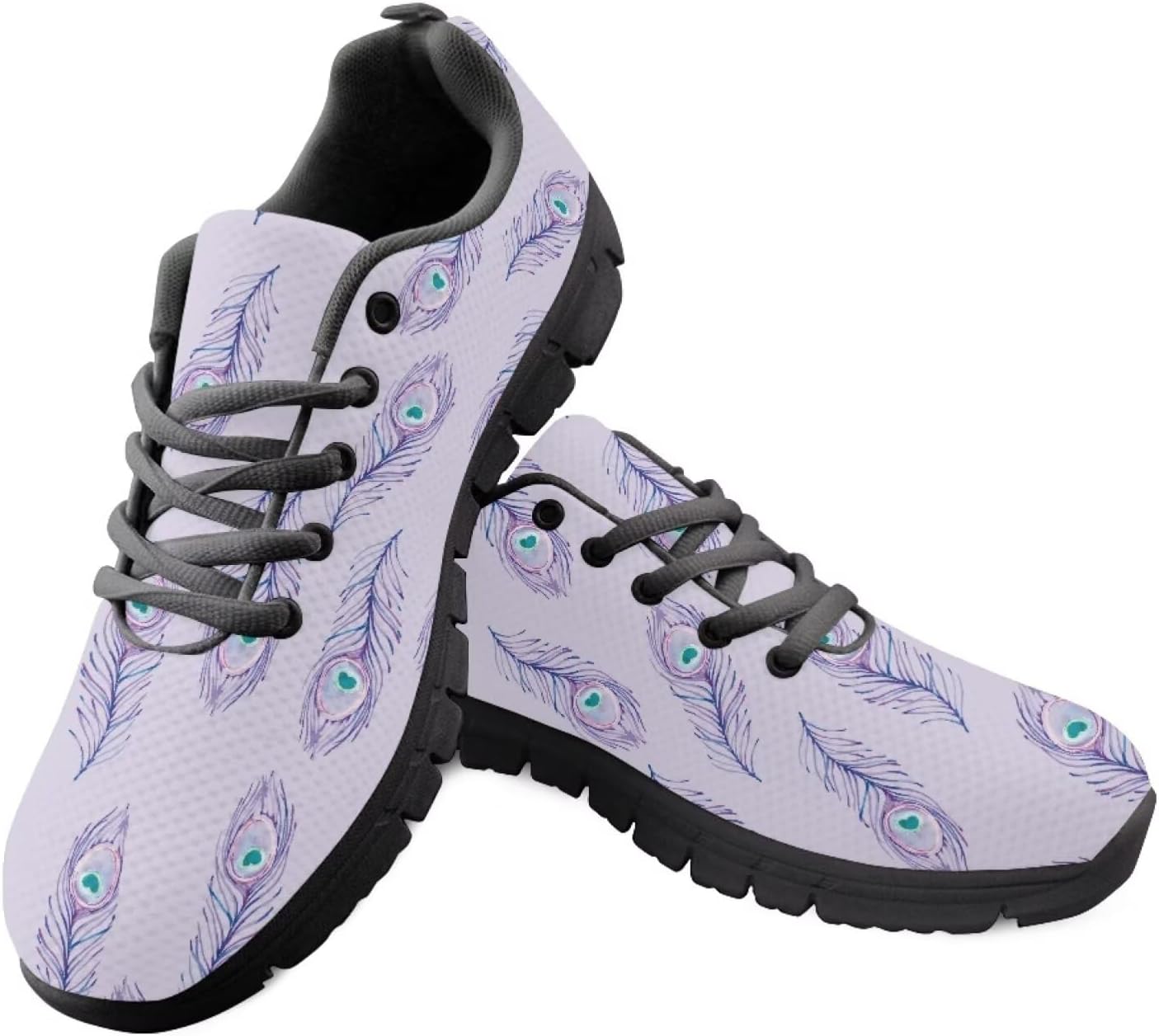 

Мужские удобные кроссовки для ходьбы PinUp Angel с забавным рисунком, дышащей сетчатой вставкой, лиловый