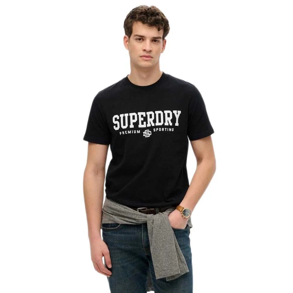 

Футболка с коротким рукавом Superdry Core Sports, черный