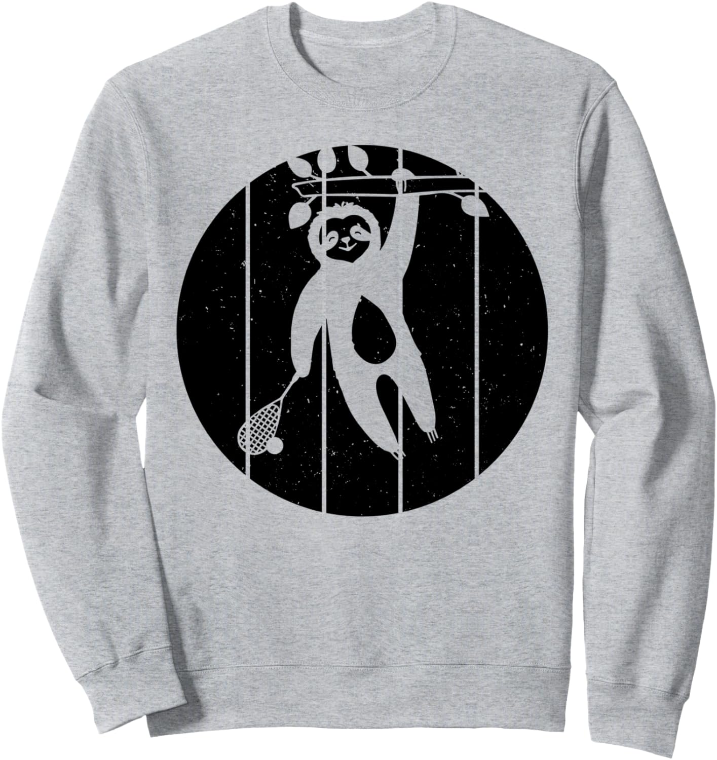 

Забавная толстовка с изображением ленивца и тыквы Squash Player Squash Sloth, серый