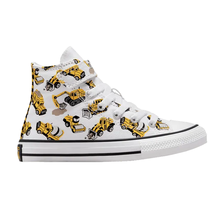 

Кроссовки Converse Chuck Taylor All Star EasyOn High PS Construction Truck, белый