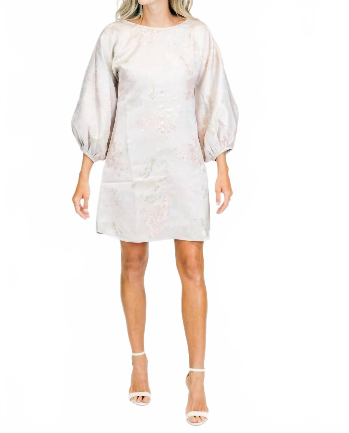 

Solelia Мини-платье Wedgewood белого цвета