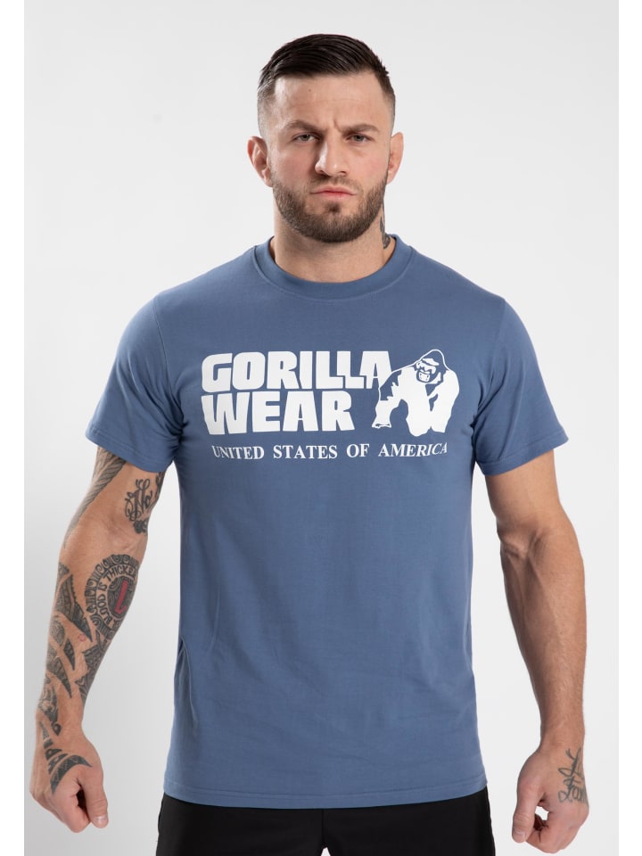 

Функциональная рубашка Gorilla Wear Klassisches T-Shirt - Coronet Blau