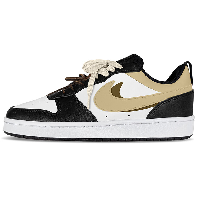 

Кроссовки Nike Court Borough Skateboarding Shoes Women's Low-top Khaki/Vivid Sulphur/Anthracite/Black, хаки/антрацит/черный