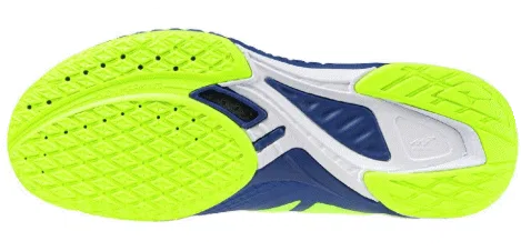 Унисекс кроссовки для настольного тенниса «Wave Drive EL2» от Mizuno, (12) Blue X Yellow — фото 4