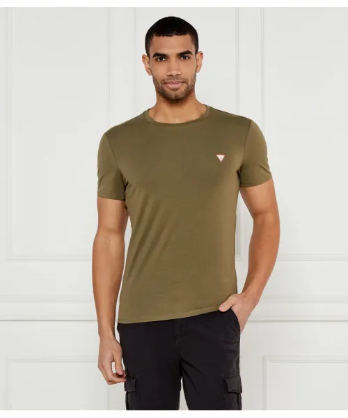 

Футболка Slim fit Guess Jeans, зеленый