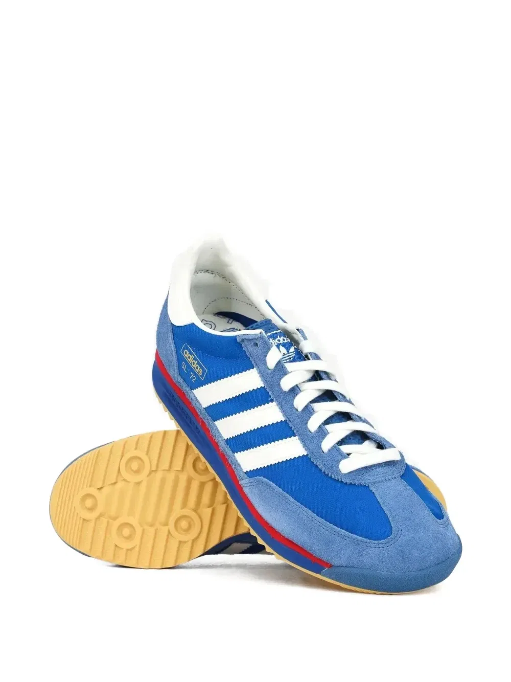 Кроссовки в полоску Adidas Kids, синий — фото 2