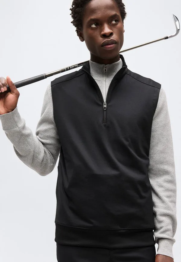Толстовка с застежкой-молнией до середины груди Polo Ralph Lauren, Black — фото 4