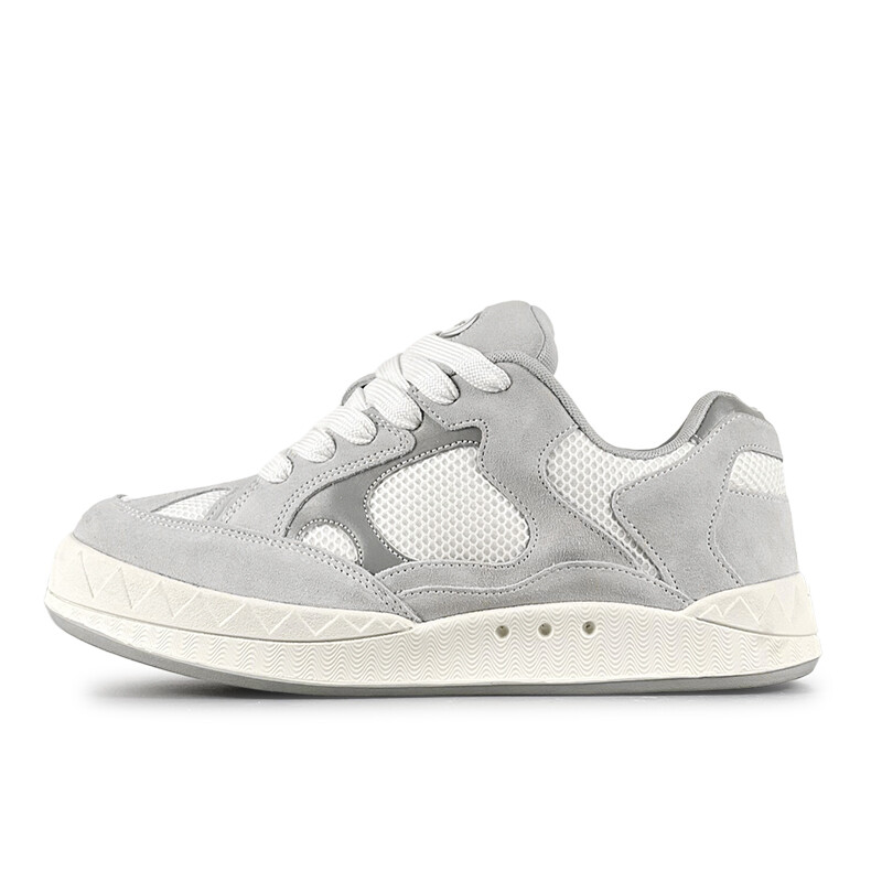 

Кроссовки VFDF Skateboarding Shoes Unisex Low-top Grey/white, серый