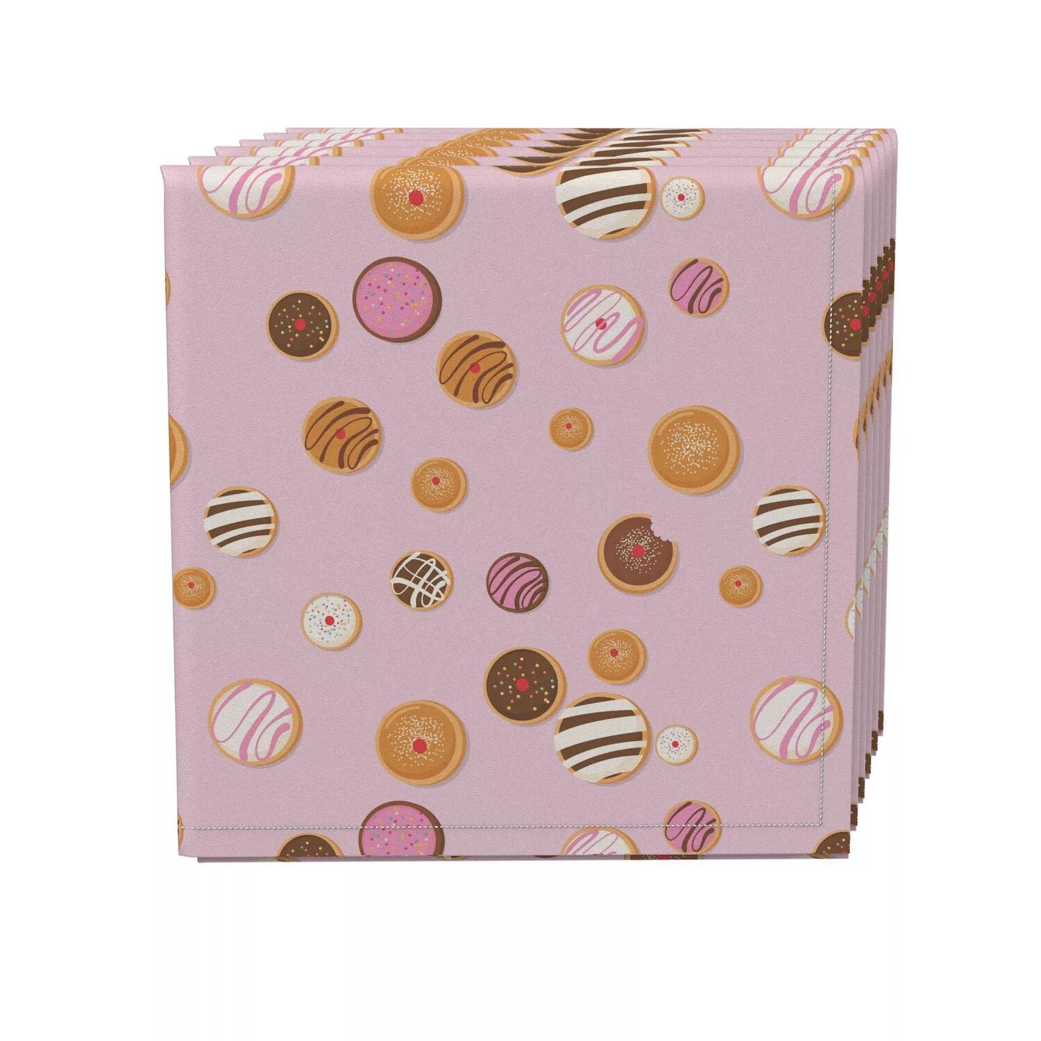 

Набор салфеток, 100 % полиэстер, набор из 4 шт., 18x18 дюймов, Sweet Sweet Donut Bake