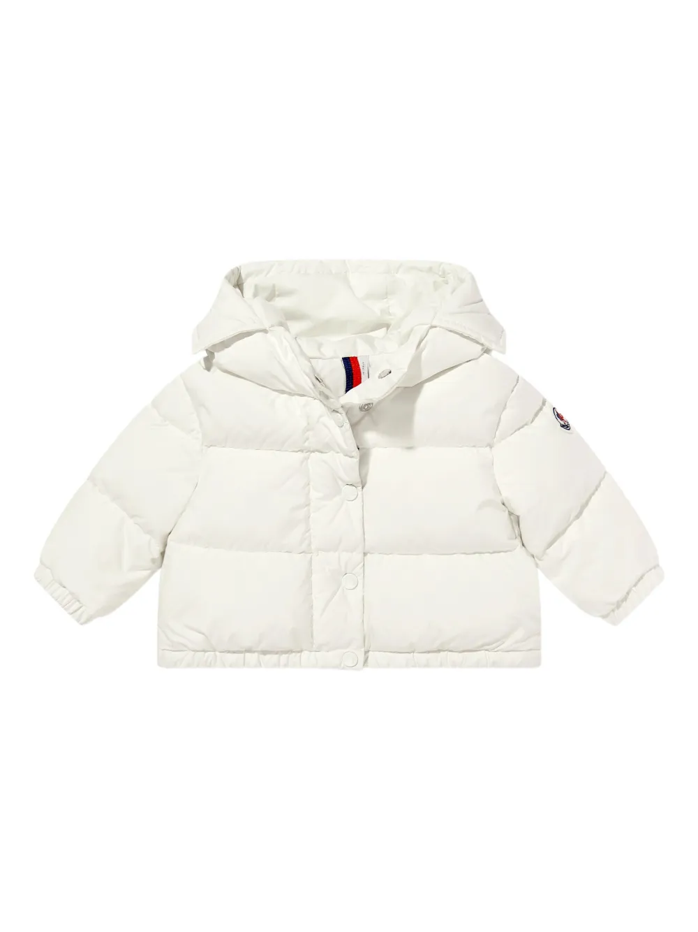 

Длинный пуховик Moncler Enfant, белый