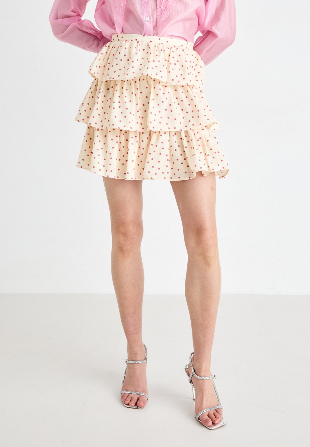 

Юбка А-силуэта BETTA RUFFLE MINI SKIRT Sister Jane, кремовый