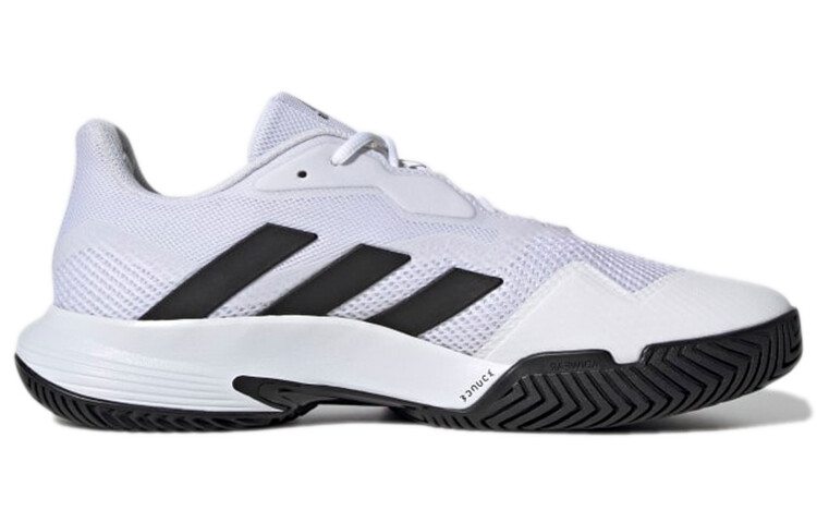Теннисные кроссовки CourtJam Control мужские с низким верхом белые/черные Adidas — фото 2