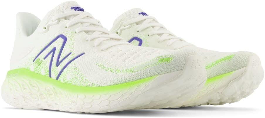 Мужские кроссовки New Balance Fresh Foam X 1080 V12 без шнурков, Sea Salt/Electric Indigo — фото 4