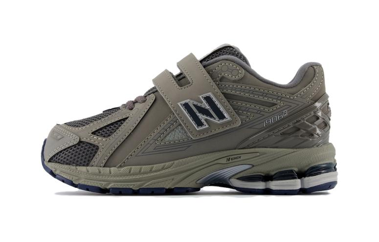 

Детские кроссовки NB 1906R с низким верхом, устойчивые к истиранию, серые, для детей от 3 до 7 лет New Balance, серый