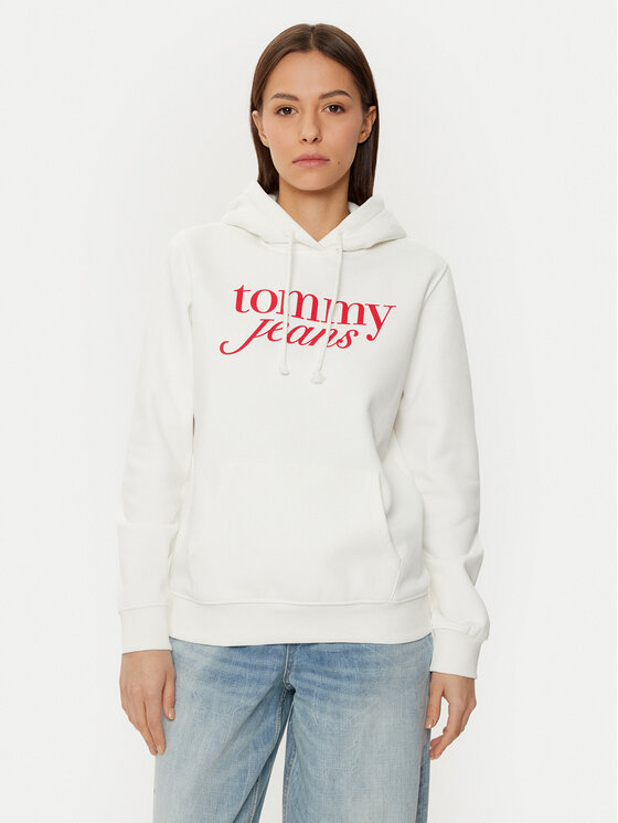 

Толстовка обычного кроя Tommy Jeans, экрю