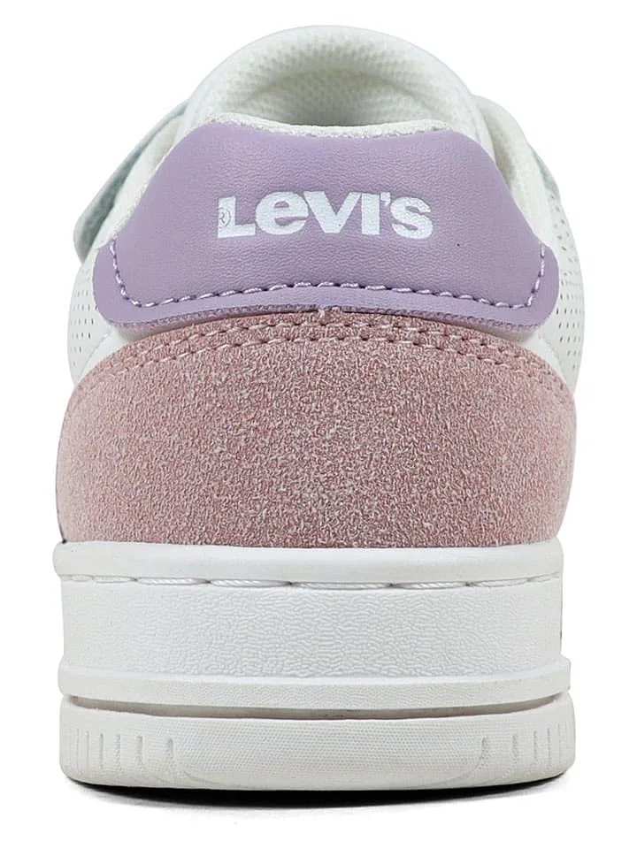Кроссовки с цветными акцентами Levi´s Белый/Голубой/Фиолетовый — фото 4