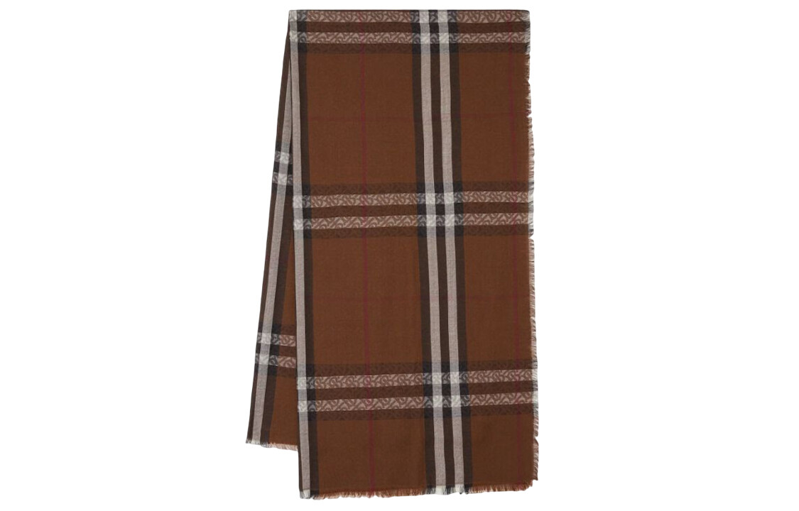 

Вязаный шарф унисекс Burberry, Brown