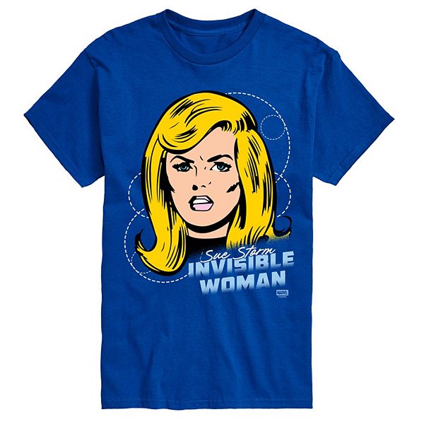

Футболка с принтом Sue Storm Invisible Woman из фильма "Фантастическая четверка: первые шаги" Marvel, Royal Blue