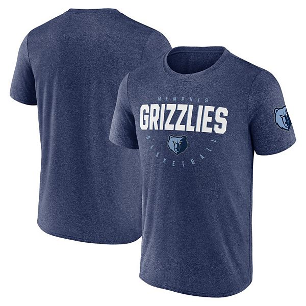 

Мужская футболка для тренировок memphis grizzlies heather navy block Unbranded