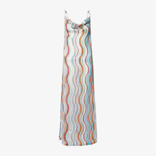 

Макси-платье Miss Wave из люрексовой пряжи Missoni, мультиколор