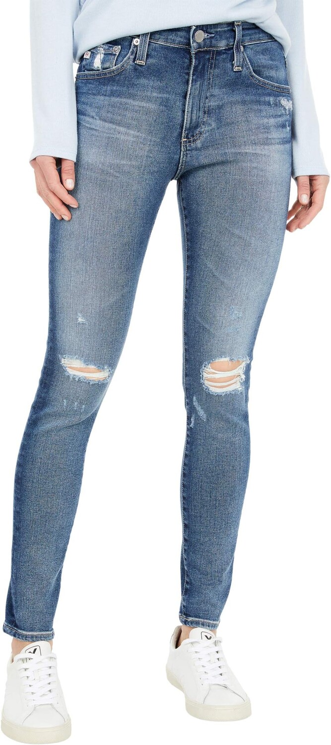 

Джинсы AG Jeans Farrah High-Rise Skinny Ankle in 12 Years Cherry Creek, цвет 12 Years Cherry Creek