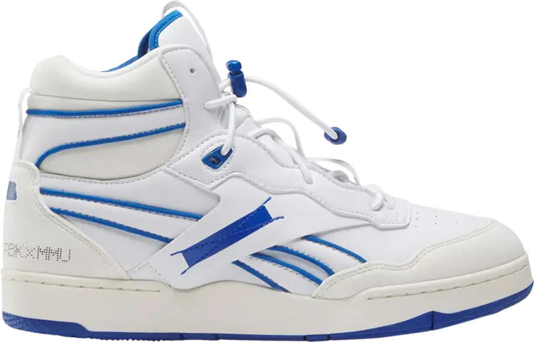 

Кроссовки Milk Makeup x BB4000 2 Mid Vegan 'White Vector Blue', белый