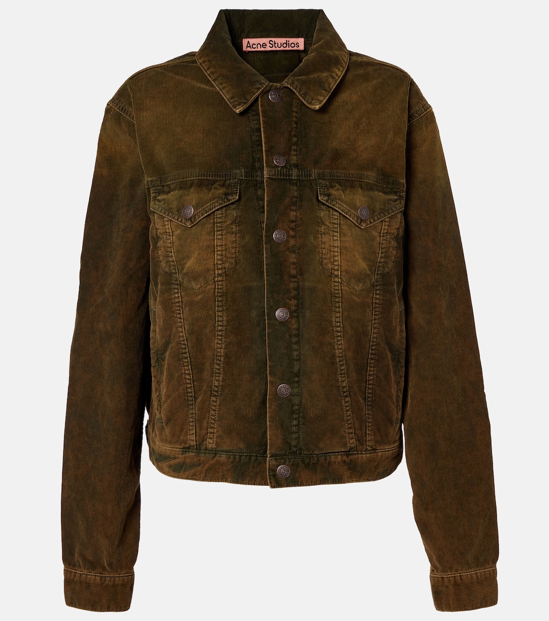 

Куртка из хлопкового вельвета Acne Studios, Olive Green