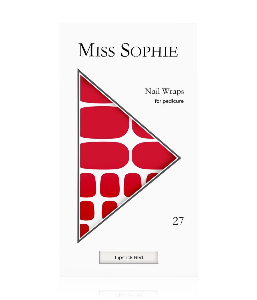 

Фольга для ногтей Miss Sophie Lipstick Red Pedicure, Lipstick Red, 27 шт.