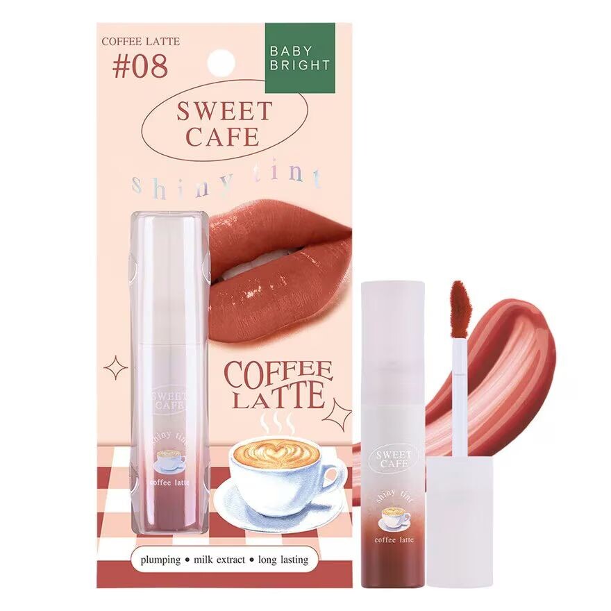 

Baby Bright Тинт Sweet Cafe Shiny 2,8г 08 Кофе Латте, Coffee Latte