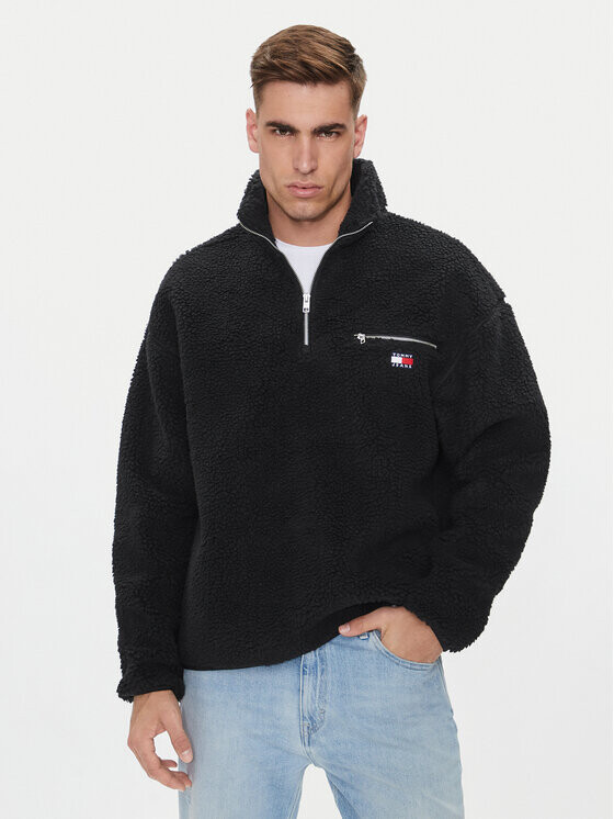 

Анорак свободного кроя Tommy Jeans, черный