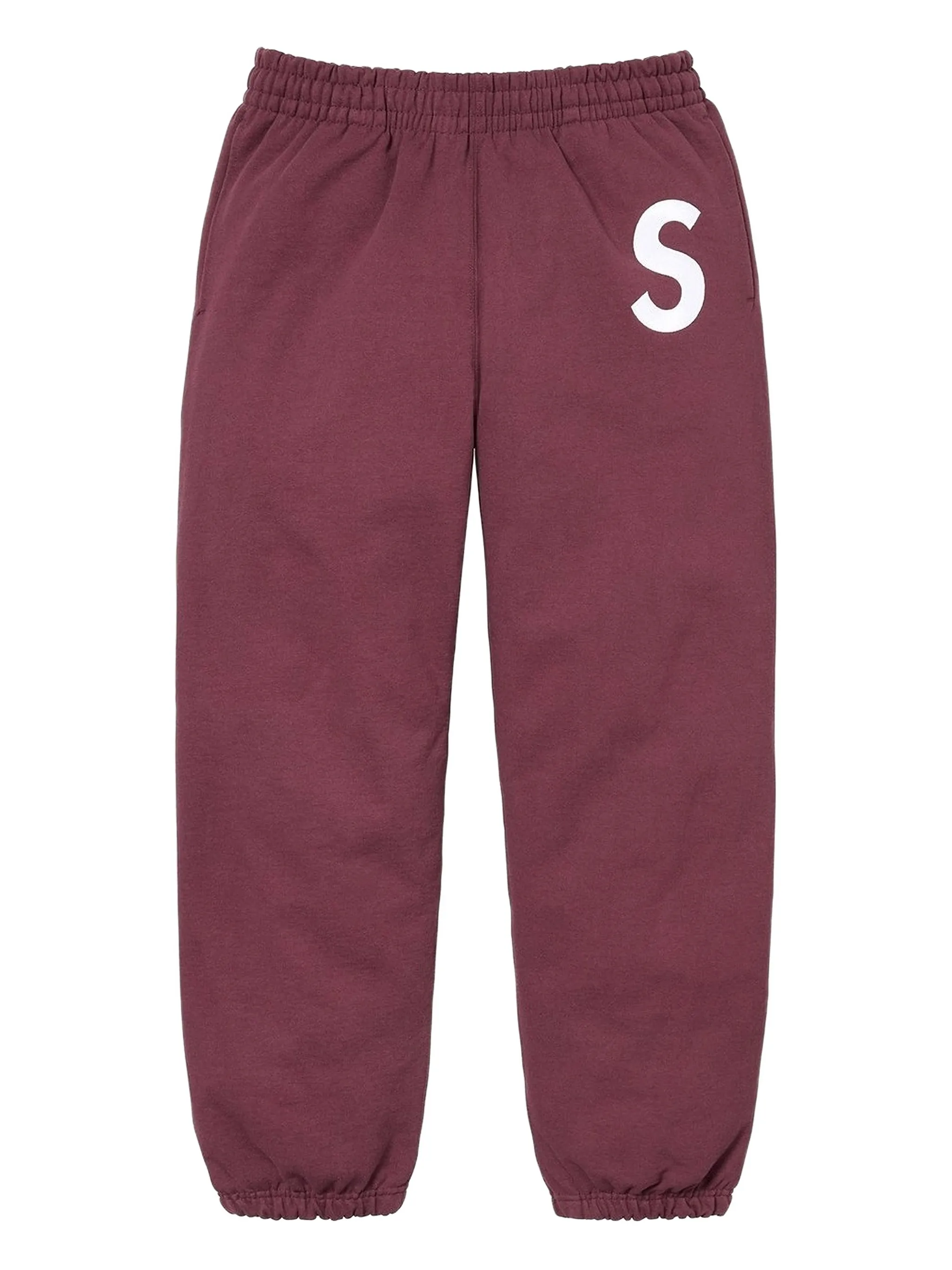 

Спортивные брюки с логотипом Supreme, красный