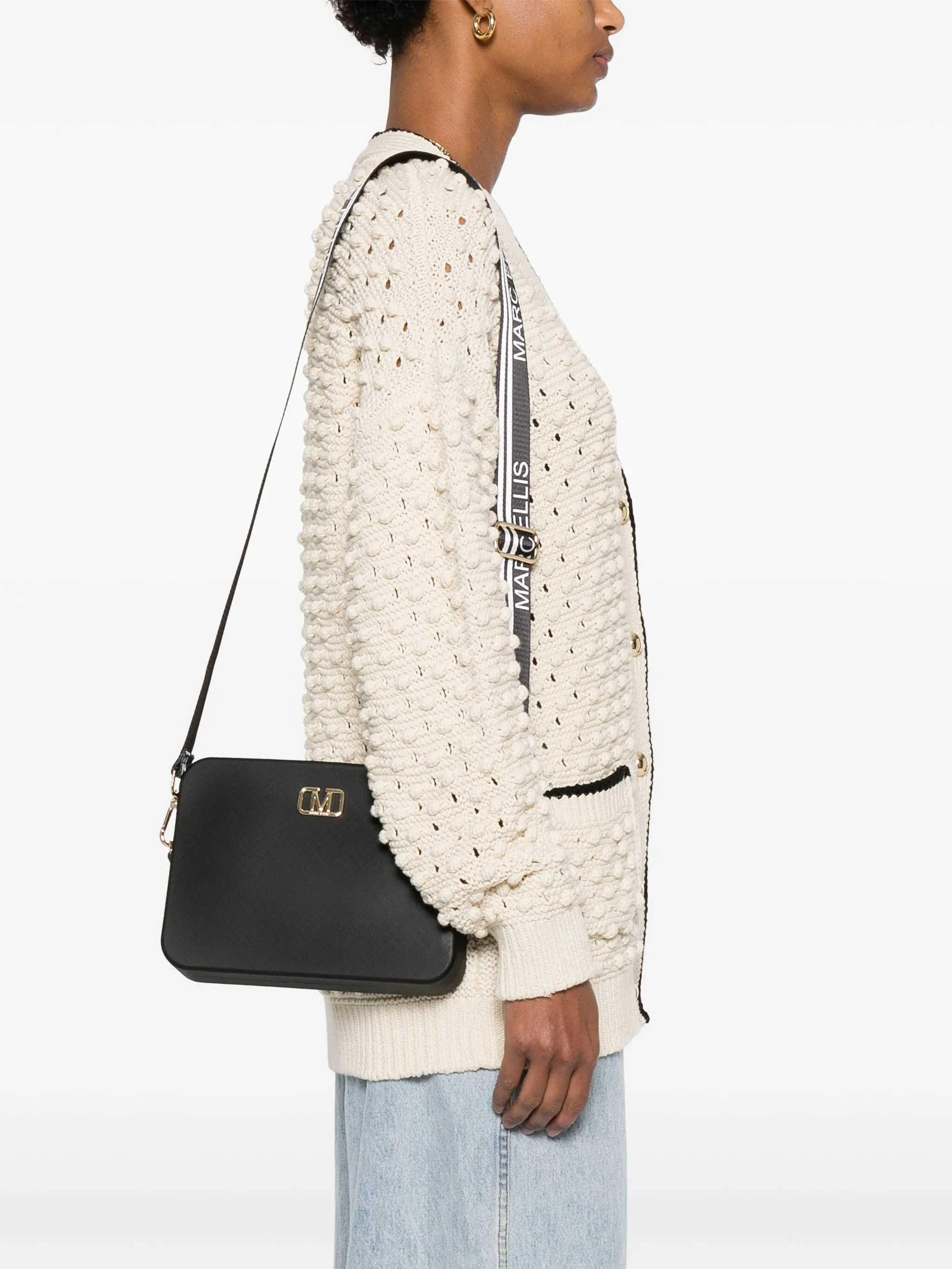 

Сумка через плечо Flat Flowe Marc Ellis, черный