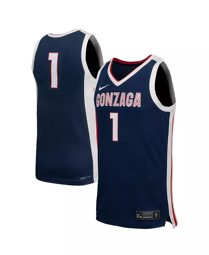 

Мужская темно-синяя баскетбольная майка Gonzaga Bulldogs Replica Nike