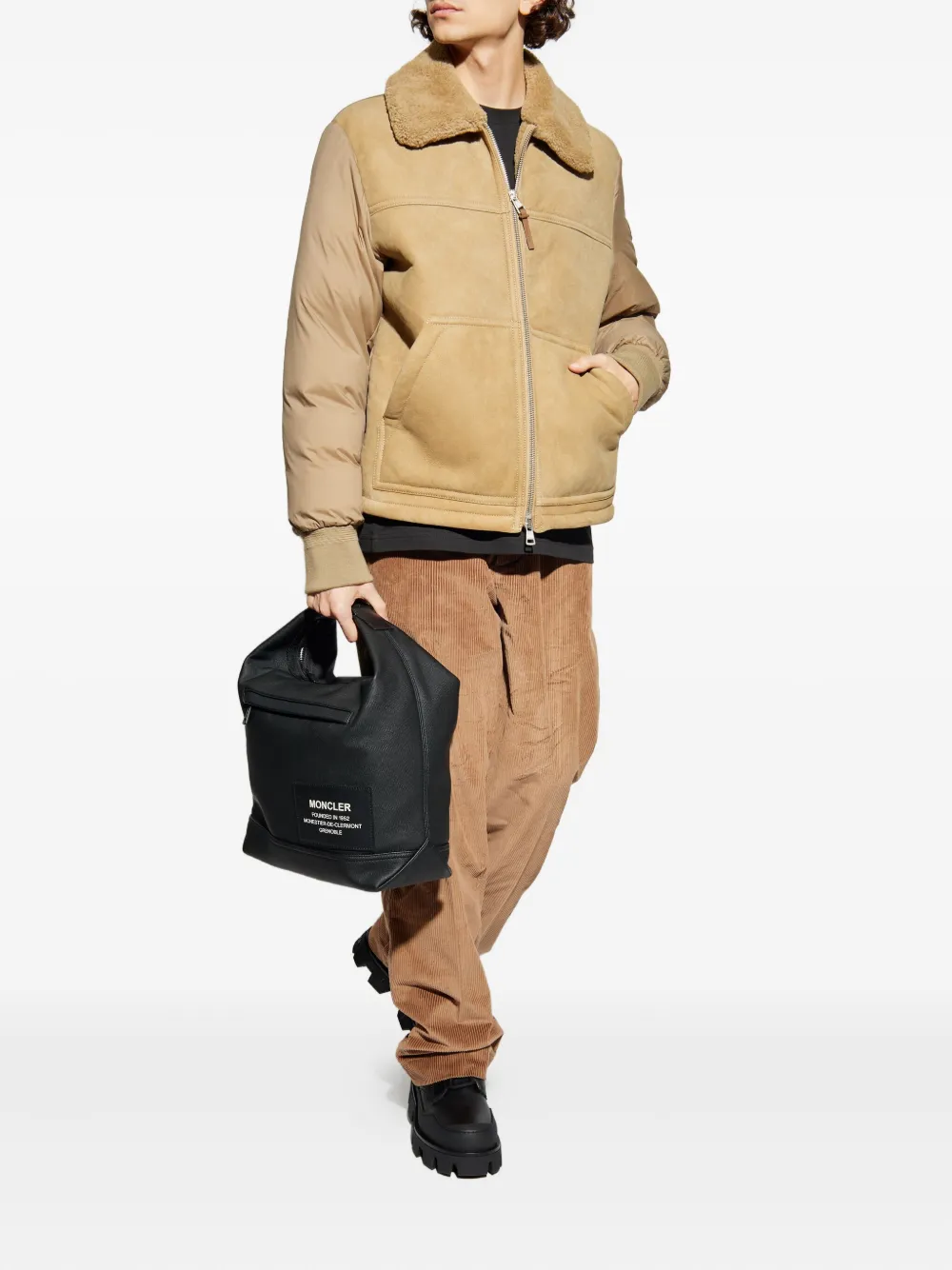 Стёганая куртка Tonnay из овчины Moncler, светло-коричневый — фото 2