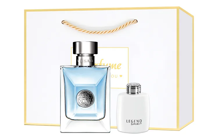 VERSACE Мужской парфюмерный набор туалетная вода 100 мл + парфюм 10 мл + косметичка, Homonymous Men's Box — фото 3