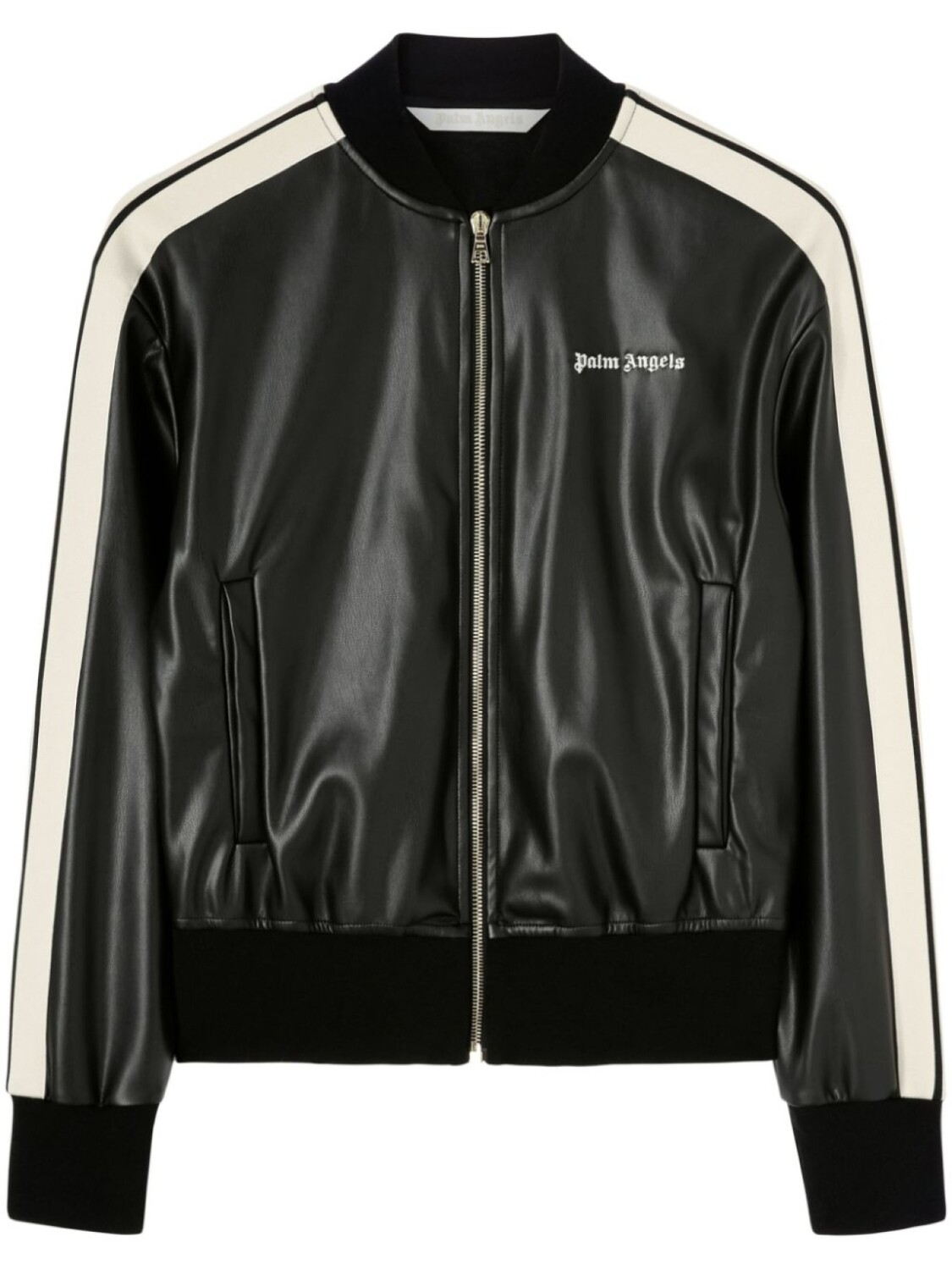 

Palm Angels бомбер с вышитым логотипом, черный