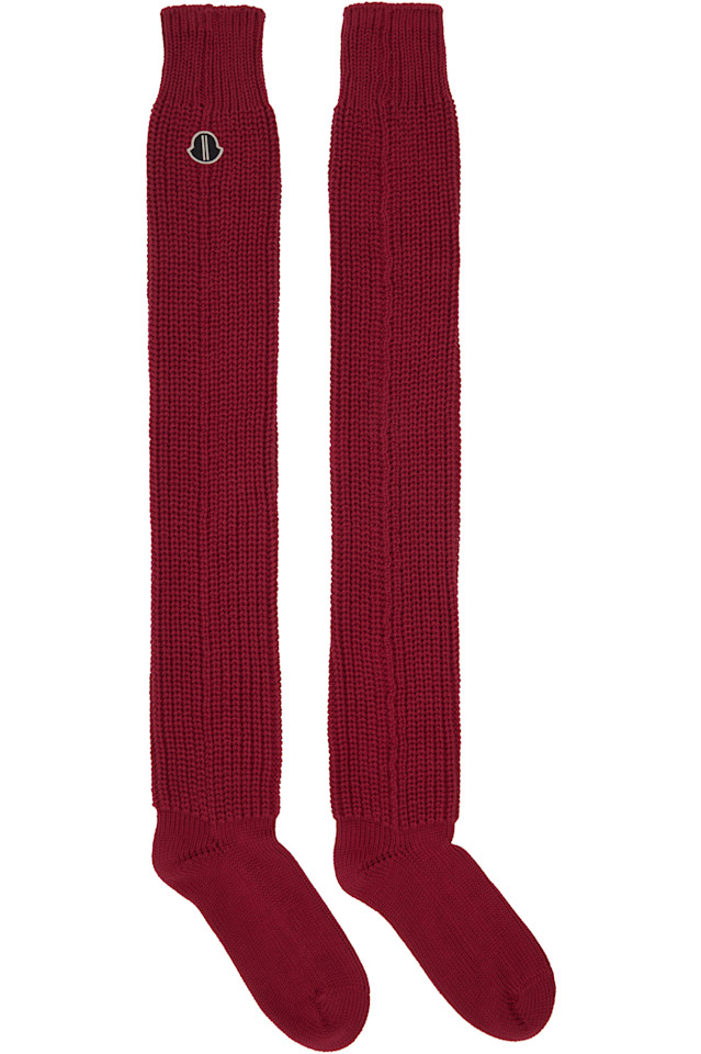 

Rick Owens Красные походные носки Moncler + Rick Owens