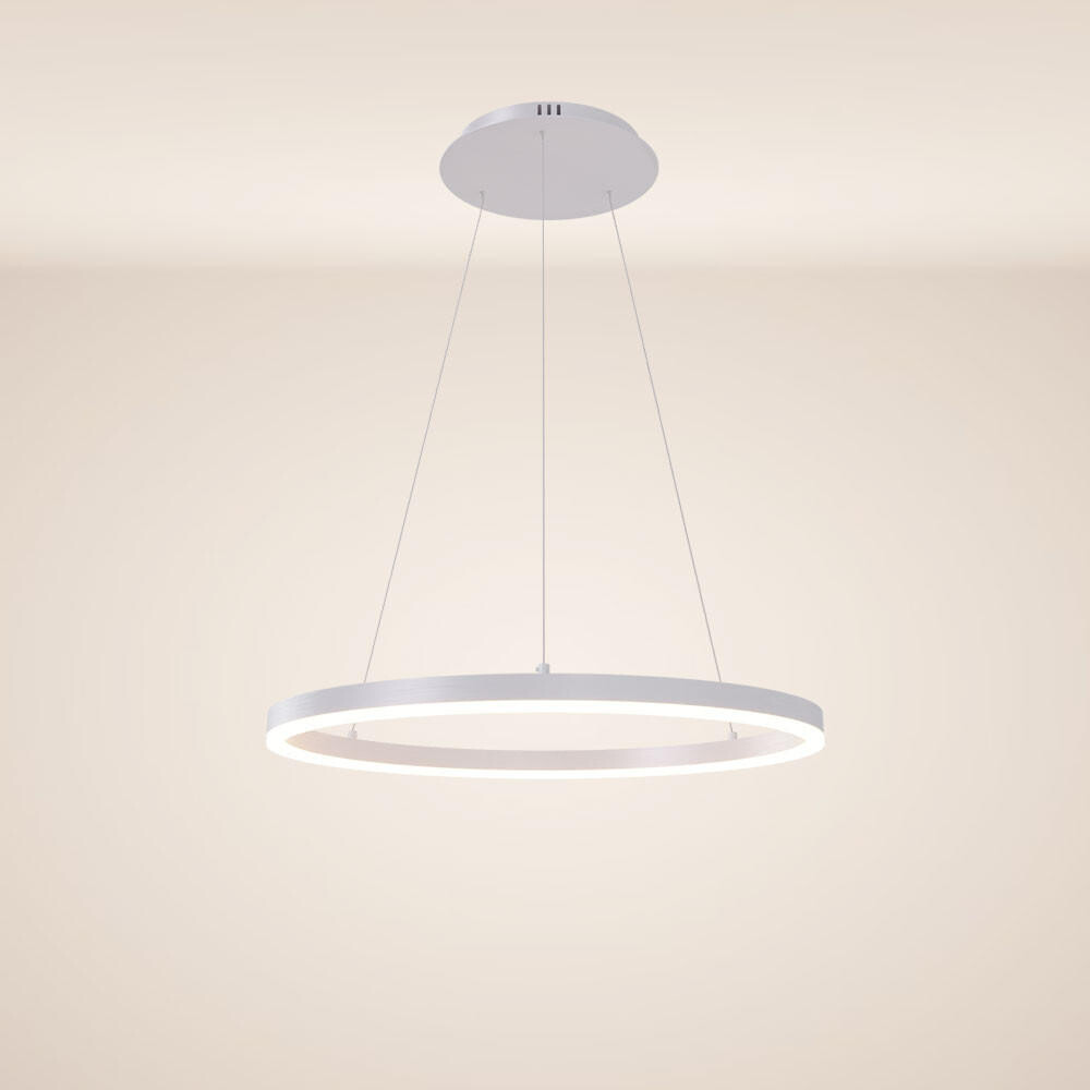 

Светодиодная подвесная лампа s.luce, 60x60x3,3 см, белый