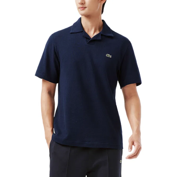 Поло Logo Classic Fit LACOSTE, Forest Green — фото 4