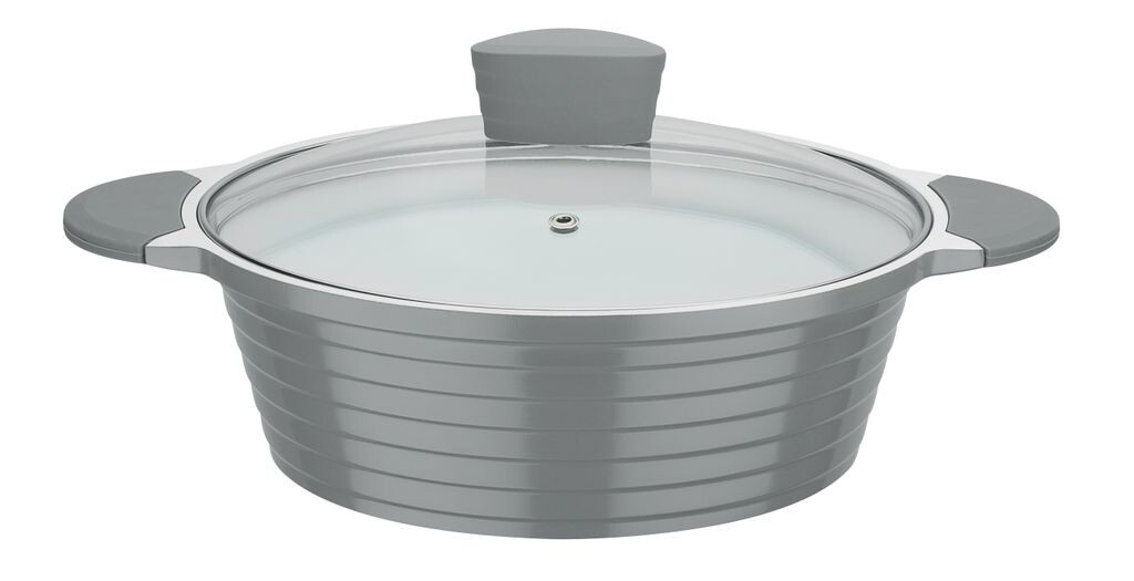

GSW Форма для запекания Bolero 24 см со стеклянной крышкой, 459754, алюминий, ок. 3,0 л