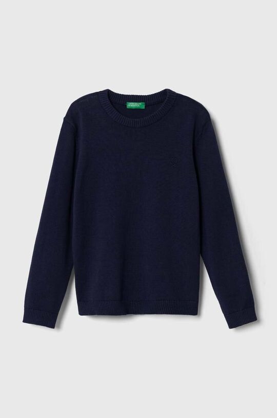 

Шерстяной свитер United Colors of Benetton, темно-синий